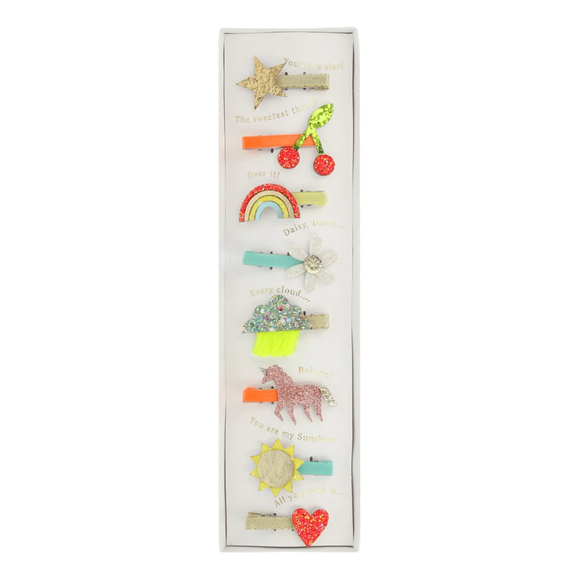 Meri Meri - Icon Hair Clips - Set of 8