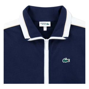 Lacoste - Organik Pamuk Spor Fermuarlı Sweatshirt | Lacivert