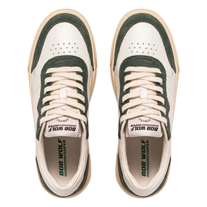 Bob Wolf - Legacy '76 Deri ve Süet Sneaker | Koyu yeşil