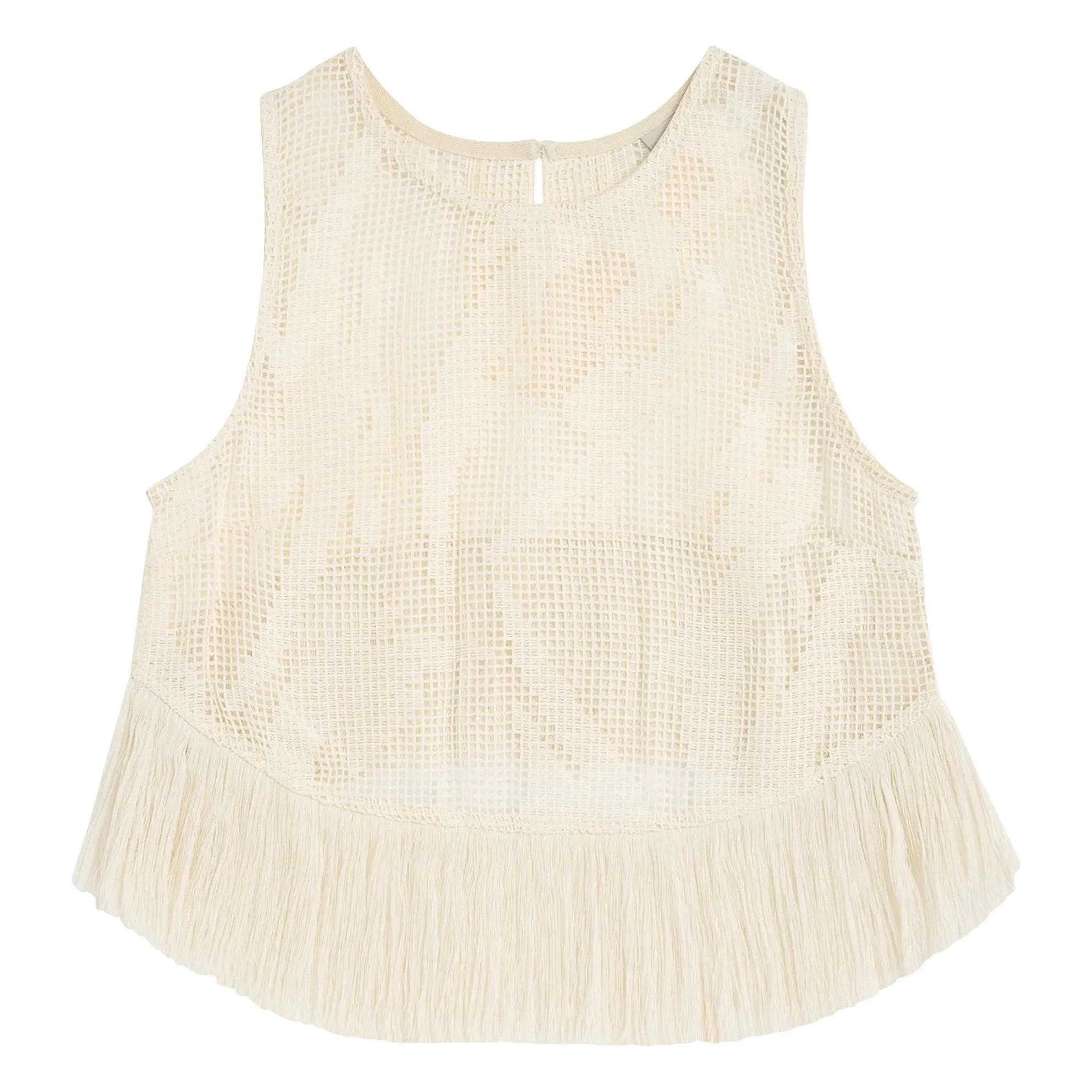 OAS - Tribal Aurora Knit Top | Ecru