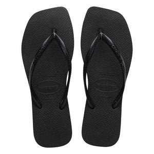 Havaianas - Slim Square Zehentrenner | Schwarz