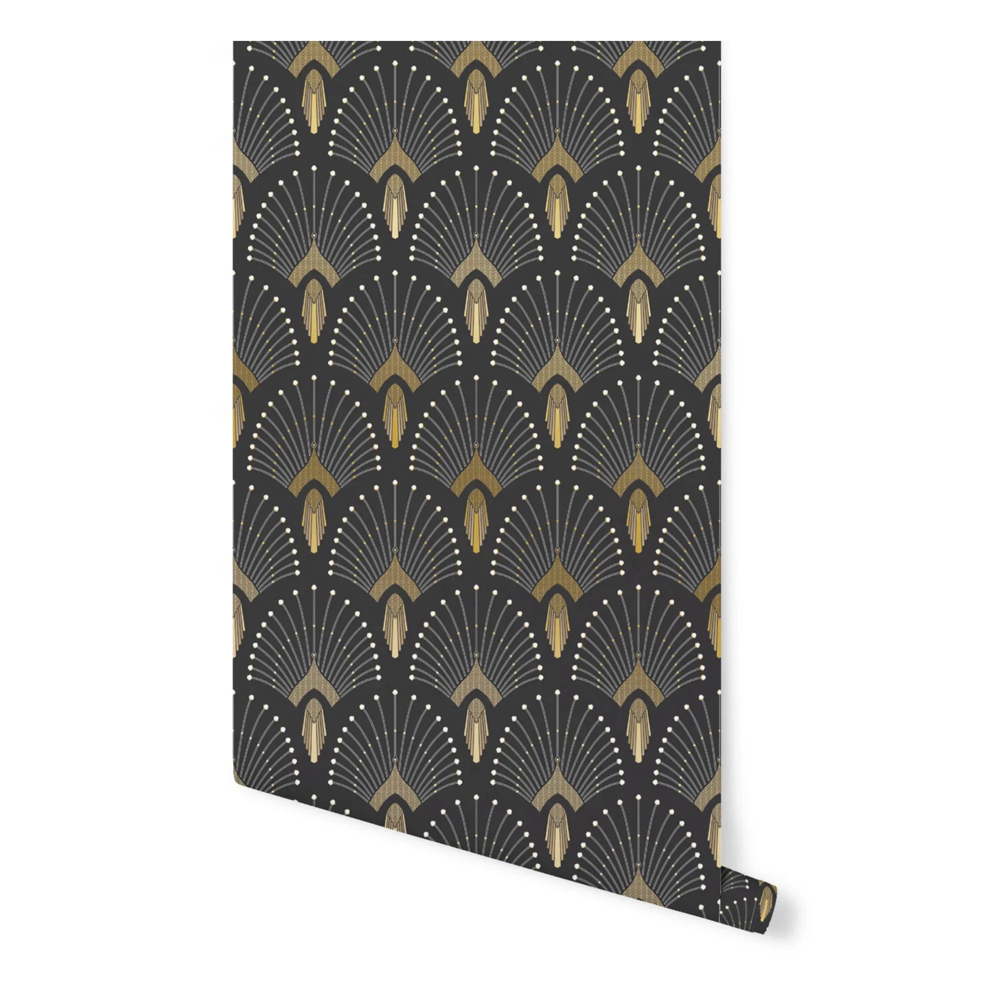 PaperMint - Traditional 1925 Wallpaper | Charcoal gray