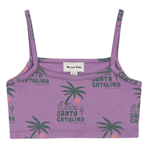 We Are Kids - Crop Top Vic Palmiers Organic Cotton | Purple