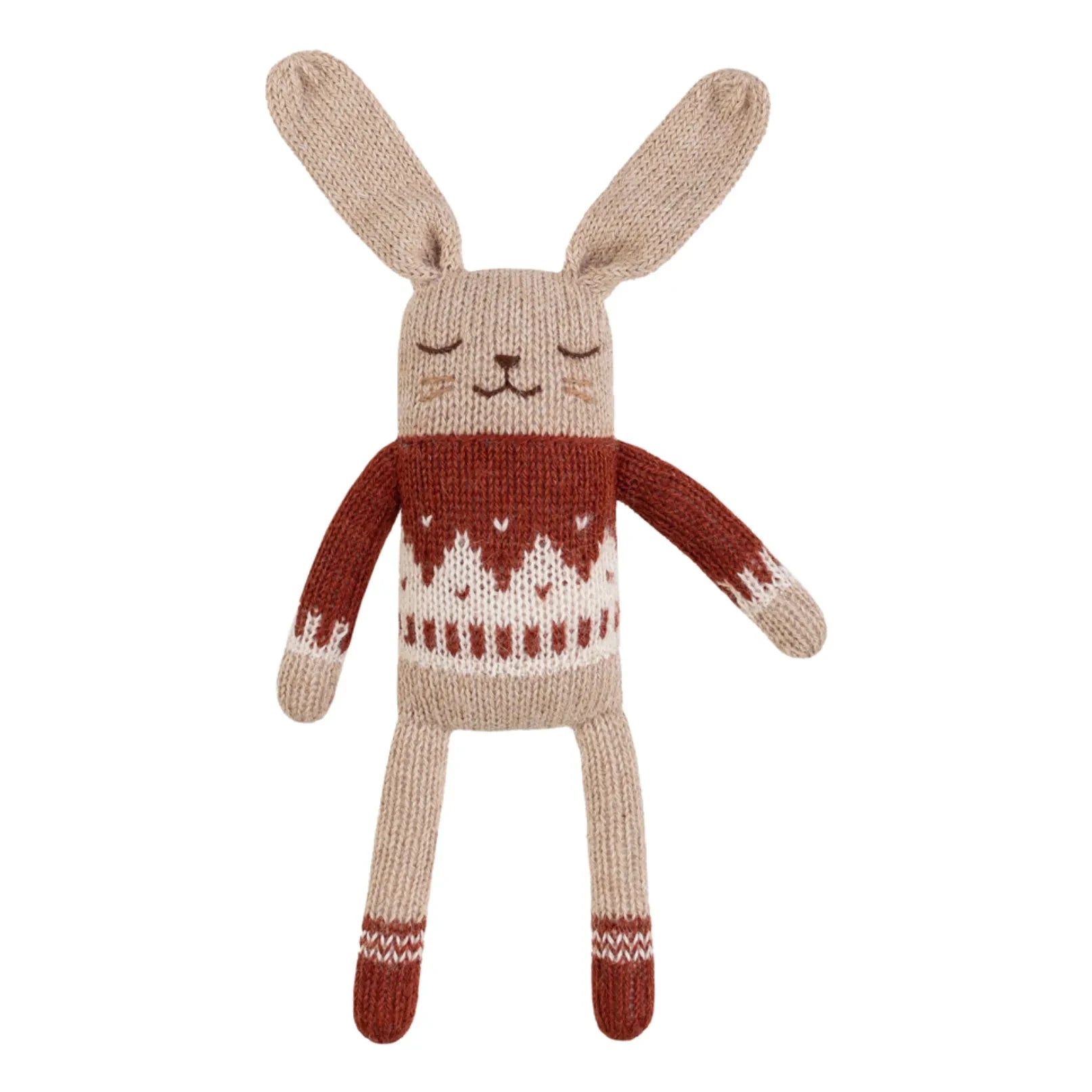 Main Sauvage - Plüschtier Hase mit Pullover | Siena