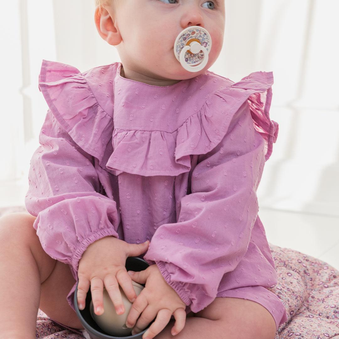 BIBS X LIBERTY Quilted Blanket - Eloise - Blush-Blankets-Eloise/Blush-70cm x 100cm | Natural Baby Shower