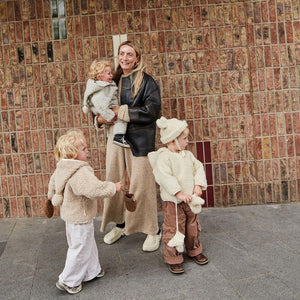 Binibamba Merino Snugglejacket - Peanut-Coats-Peanut-0-6m | Natural Baby Shower