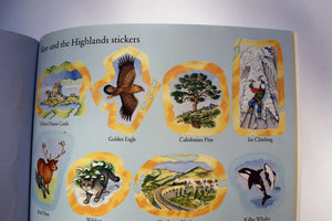 Birlinn - Sticker Atlas Of Scotland