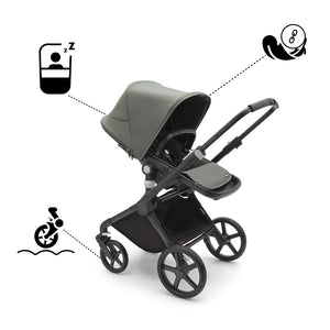 Bugaboo Fox Cub Essential Bundle - Forest Green-Stroller Bundles-Forest Green- | Natural Baby Shower