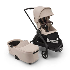 Bugaboo Dragonfly Complete Pushchair - Desert Taupe-Strollers-Desert Taupe-With Carrycot | Natural Baby Shower