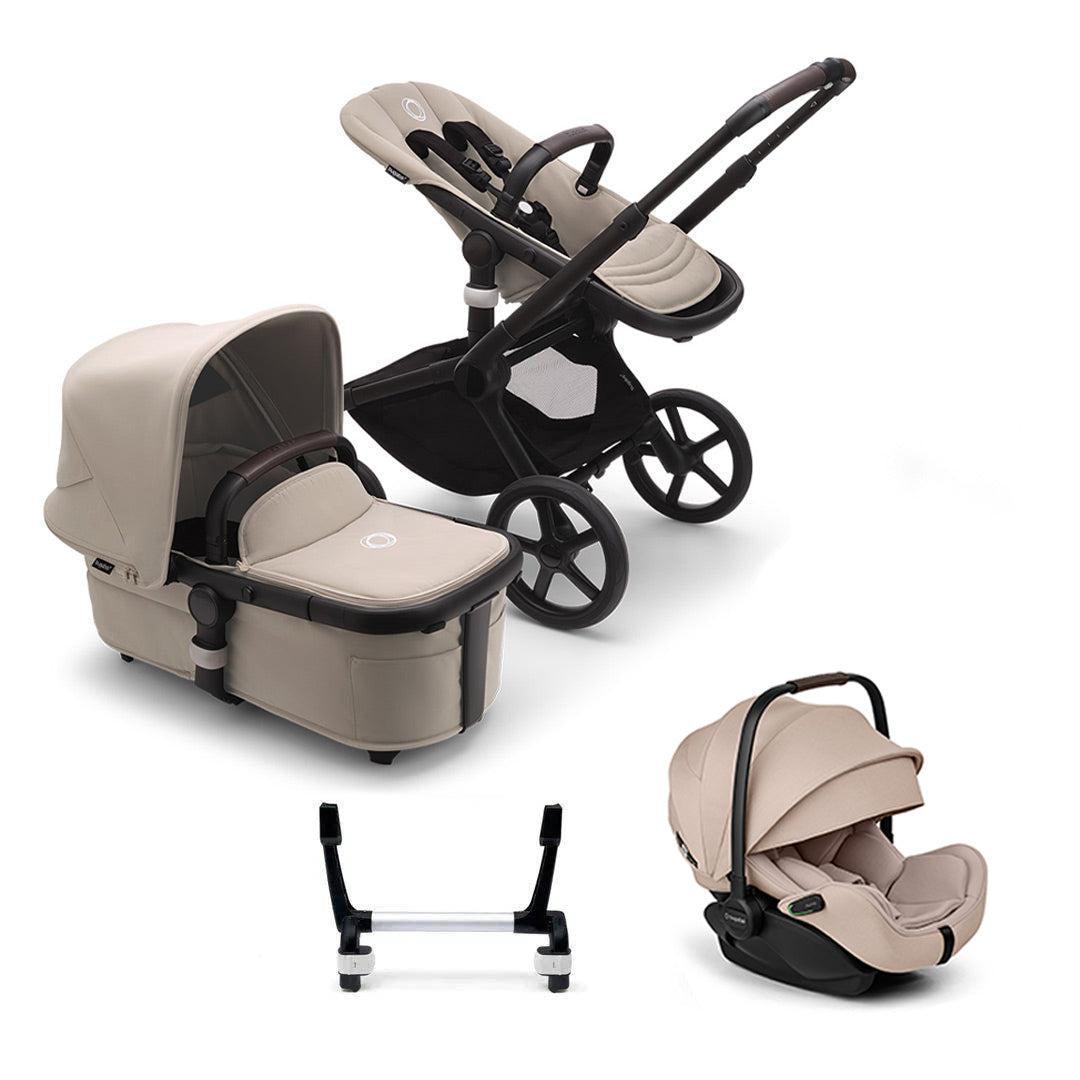 Bugaboo Donkey 5 Mono Complete + Otter Travel System-Travel Systems-Desert Taupe-No Base | Natural Baby Shower