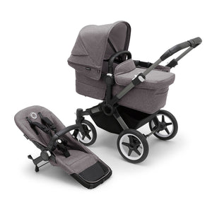 Bugaboo Donkey 5 Duo Essential Stroller Bundle-Travel Systems-Desert Taupe- | Natural Baby Shower