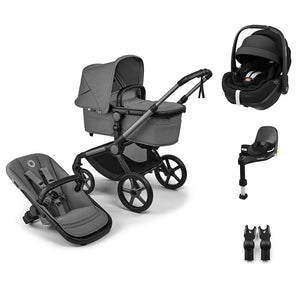 Bugaboo Fox 5 Renew + Pebble Pro 2 Travel System-Travel Systems-Deep Indigo-No Base | Natural Baby Shower
