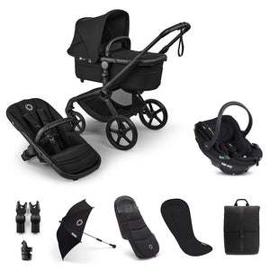 Bugaboo Fox 5 Renew Ultimate + BeSafe Go Beyond Travel System-Travel Systems-Deep Indigo-No Base | Natural Baby Shower