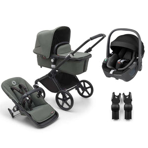Bugaboo Fox Cub + Pebble 360/360 Pro 2 Travel System-Travel Systems-Forest Green-Pebble 360 | Natural Baby Shower