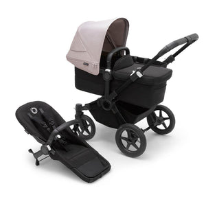 Bugaboo Donkey 5 Mono Pushchair-Strollers-Black/Misty White- | Natural Baby Shower