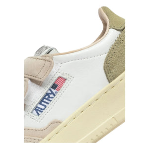 Autry - Kids Kidstripes Low Tricolor Süet Sneakers | Light khaki