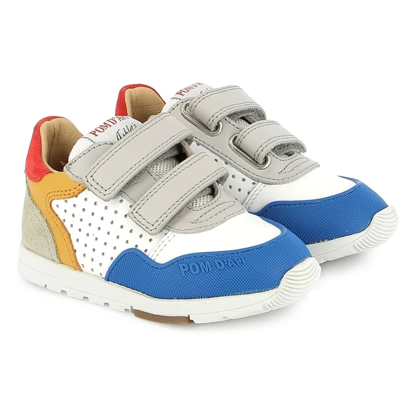 Pom d'Api - Bump Perfo Push-Up Sneakers | Gray