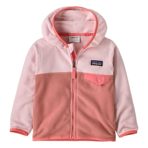 Patagonia - Micro D Snap-T Recycelte Fleece-Babyjacke | Rosa