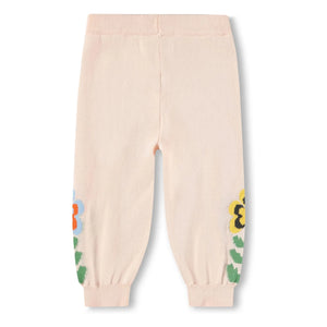 Molo – Jogginghose aus Bio-Baumwolle mit Blumenmuster | Hellrosa