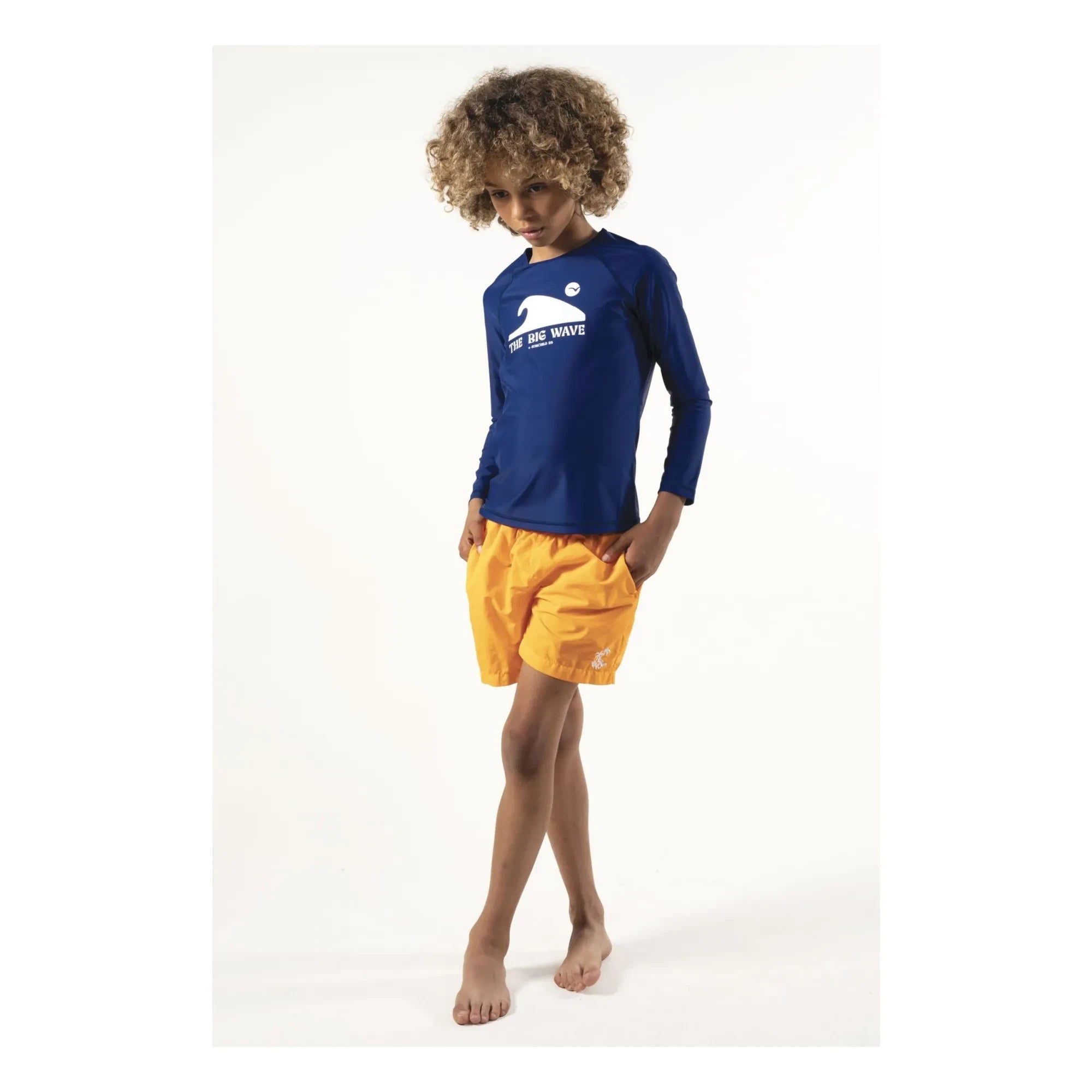 Sunchild - Saco Bigwave UV Korumalı Tişört | Koyu Mavi