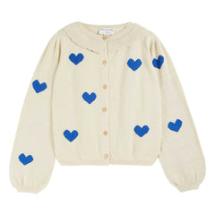 Emile et Ida – Strickjacke Boum aus Bio-Baumwolle | Ecru