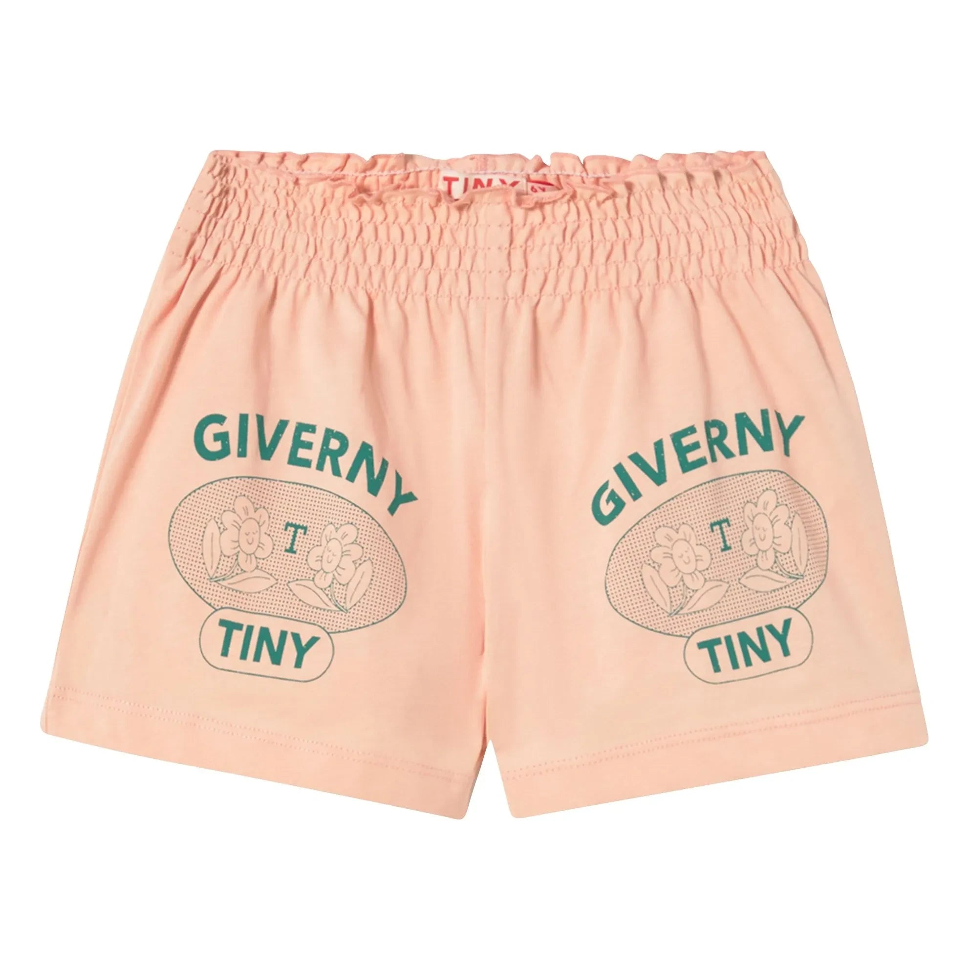 Tinycottons - Giverny Bio-Baumwoll-Rüschenshorts | Hellrosa