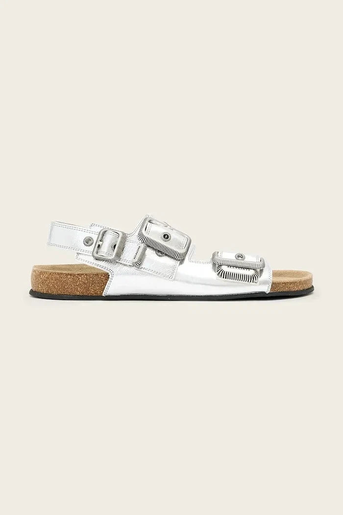 AllSaints kadın deri sandalet Staffa Sandal