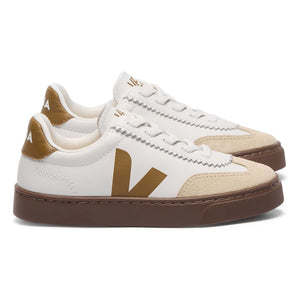 Veja - O.T. Elastik Bağcıklı Deri Volley Sneakers | Kahverengi