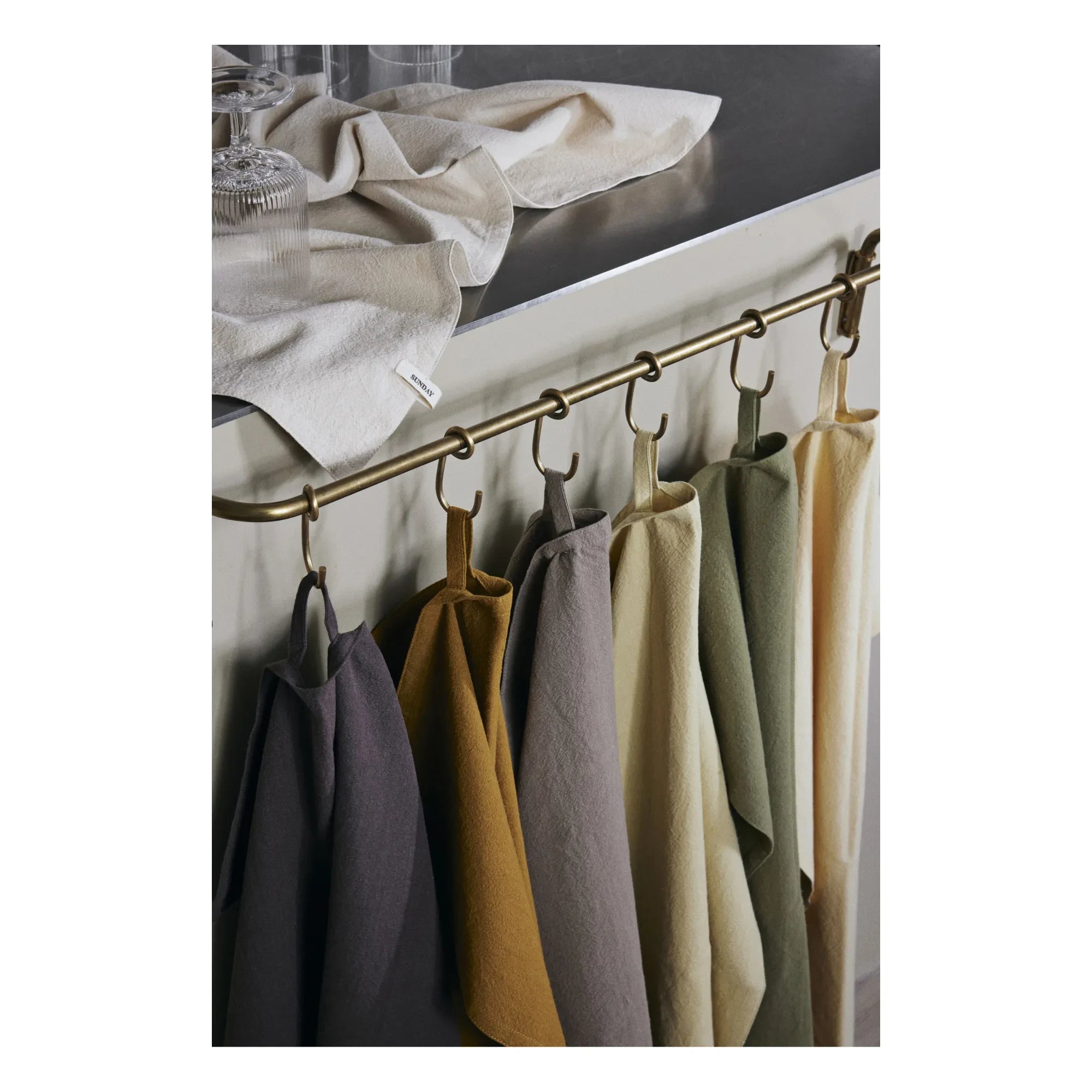 Ferm Living - Wochen-Küchentücher - 7er Set