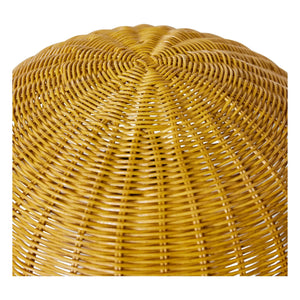 HKliving - Wicker table lamp | Mustard
