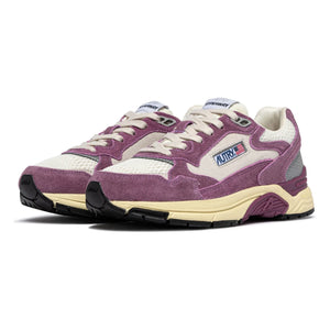 Autry - Basket Hyperway Low Bicolor Suede | Purple
