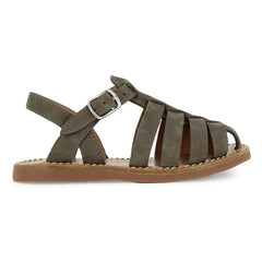 Pom d'Api - Sandaletler Beach-Stitch Dad Nubuk | Haki