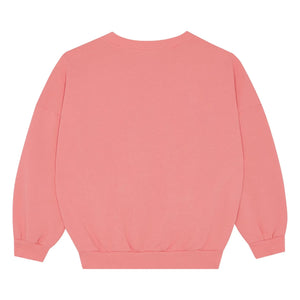 The Campamento - Etoile Filante Oversized Organic Cotton Sweatshirt | Baby Pink