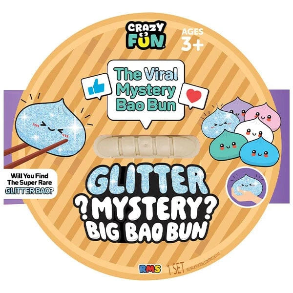 RMS - Simli Gizemli Dumpling Buns 18cm Squishy Sıkılabilir Oyuncağı