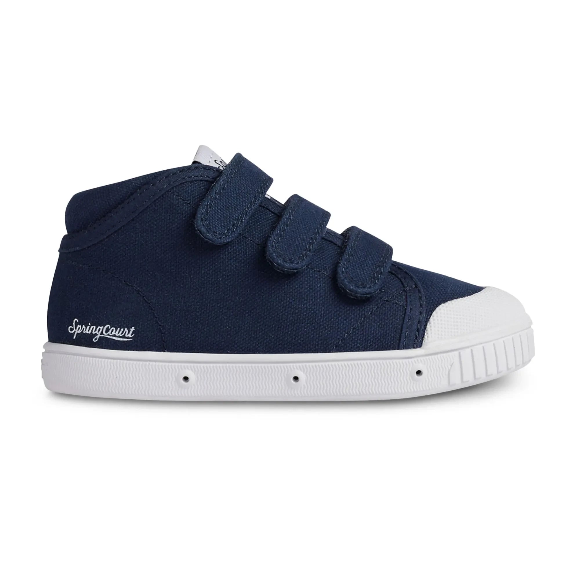 Spring Court - Zip B2 Canvas Highrise Sneakers | Lacivert