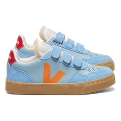 Veja - Scratch Sneakers Small V-90 Deri O.T. | Açık Mavi