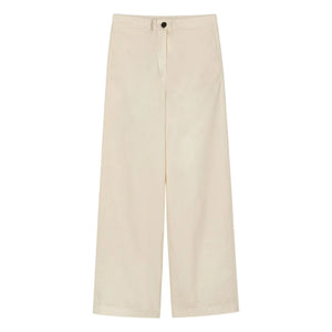 Pomandère – Hose aus Baumwoll-Gabardine | Creme