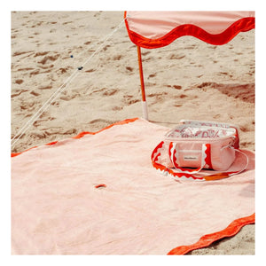 Business & Pleasure Co. - Delikli plaj havlusu | Pembe