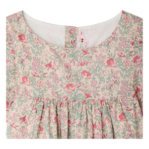 Bonpoint - Lysiane Fleurie Organic Cotton Ruffle Dress | Pink
