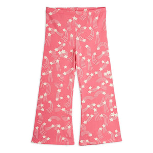 Mini Rodini - Organic Cotton Star Pattern Spanish Pants | Pink