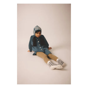 Soor Ploom - Blumen Socken 3er Set | Dunkelblau