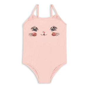 Konges Sløjd - 1-Piece Kitty Recycled Fiber Swimsuit | Pink