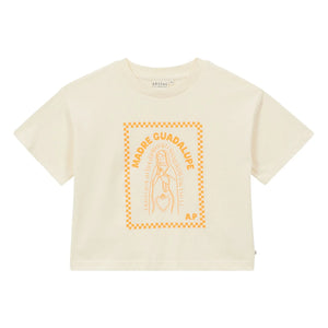 Arsène et Les Pipelettes – Madre Guadalupe Bio-Baumwoll-T-Shirt | Ecru