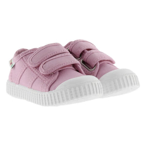 Victoria - Tiras Lona Scratch Sneakers | Pudra pembe