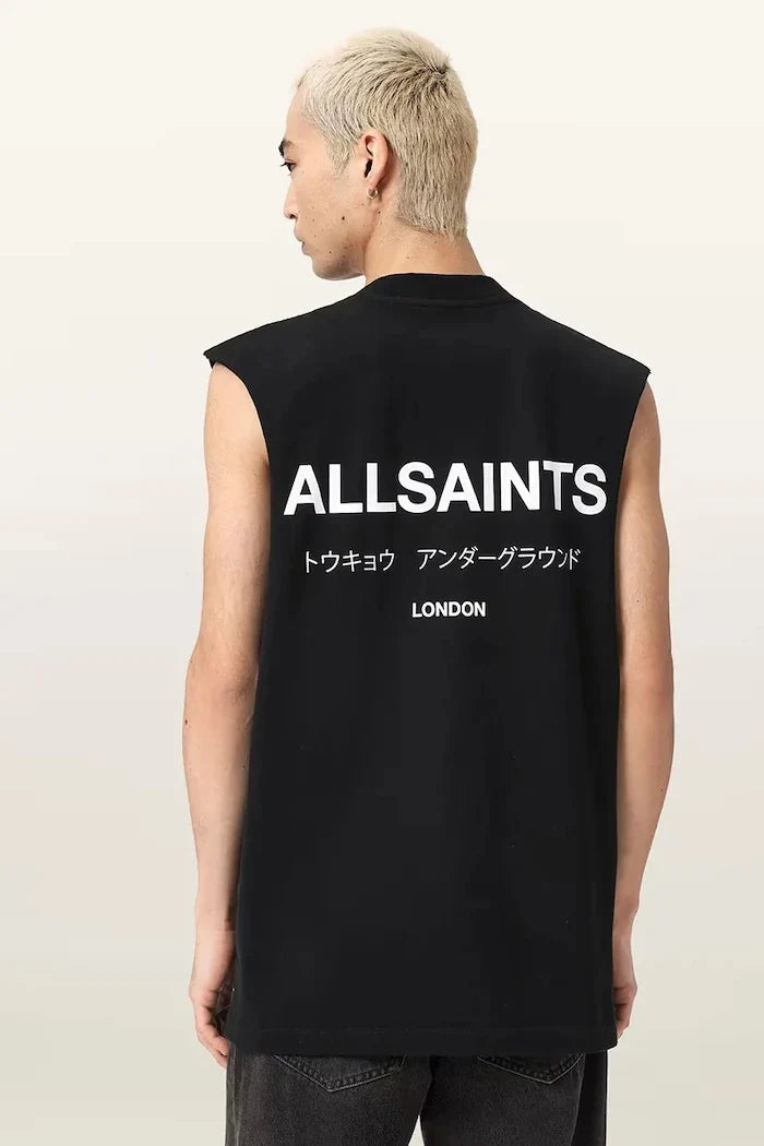 AllSaints Erkek Pamuklu UNDERGROUND Tişört