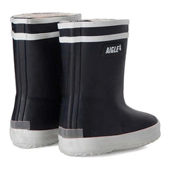Aigle - Baby Flac Lined Rain Boots | Navy Blue