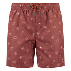 Beachlife - Smiley Yüzme Şortu | Bordo