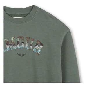 Zadig & Voltaire - Sweat Amour | Grün