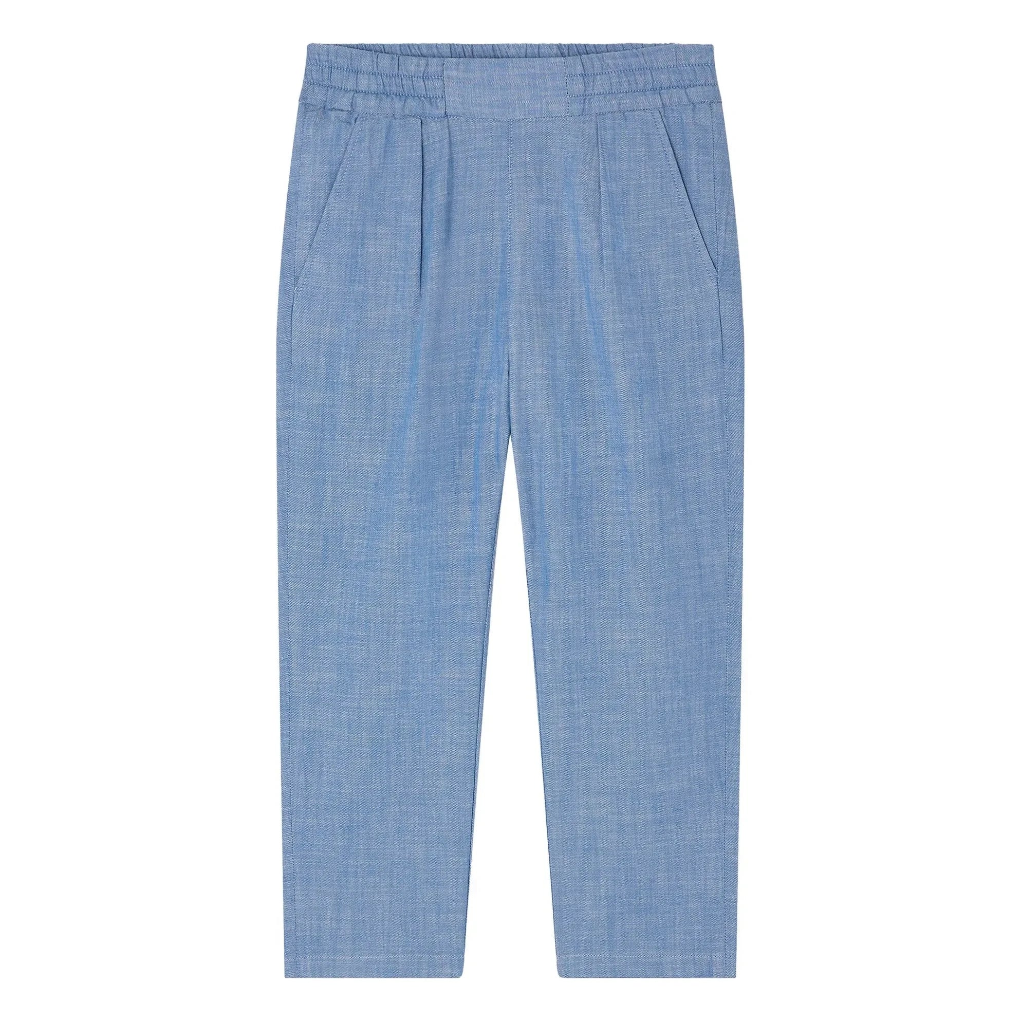 Bonpoint - Tilyo Hose aus Bio-Baumwoll-Chambray | Blau