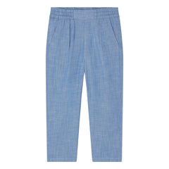 Bonpoint - Tilyo Organik Pamuklu Chambray Pantolon | Mavi